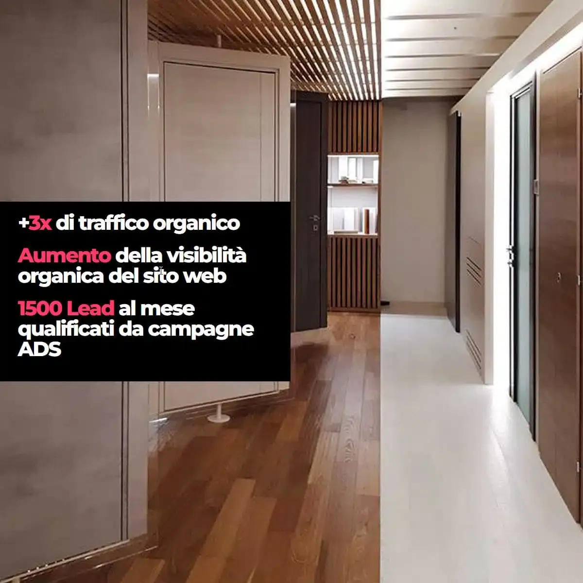 seo b2b ads legno porte